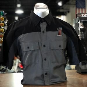 Harley-Davidson Shirts - Harley Davidson Men's Black and Gray Garage Shirt Harley-Davidson Shirts - Harley Davidson Men's Black and Gray Garage Shirt
